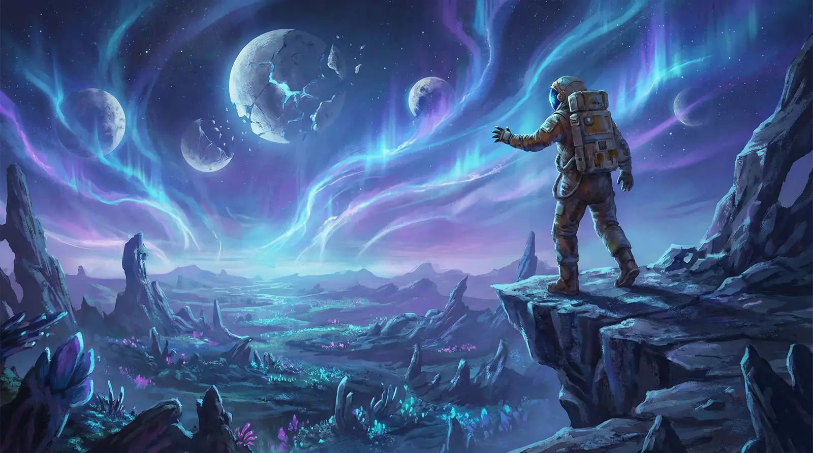 小视频 - 异星探索概念画作